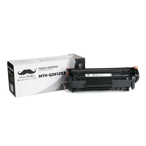 Compatible HP 12X Q2612XX noire- Moustache