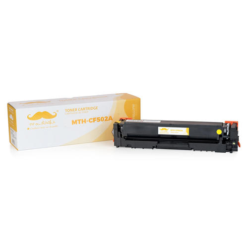 Compatible HP 202A CF502A jaune - Moustache®